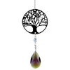 Arbre de vie + goutte en cristal arc en ciel