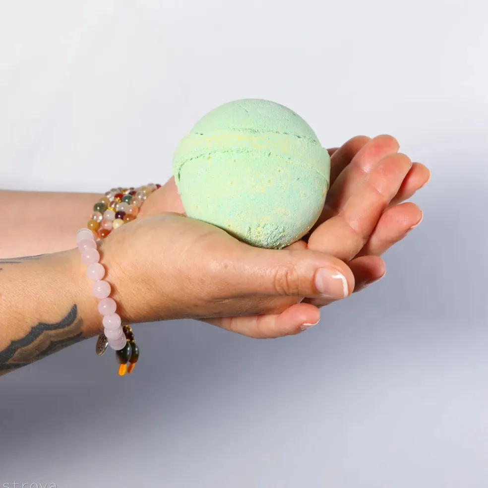 Bombe de bain au Karité | Citron & Eucalyptus
