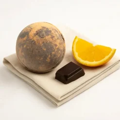 Bombe de bain au Karité | Orange Chocolat