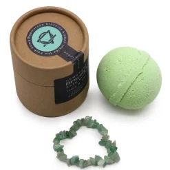 Bombe de bain & Bracelet Aventurine verte