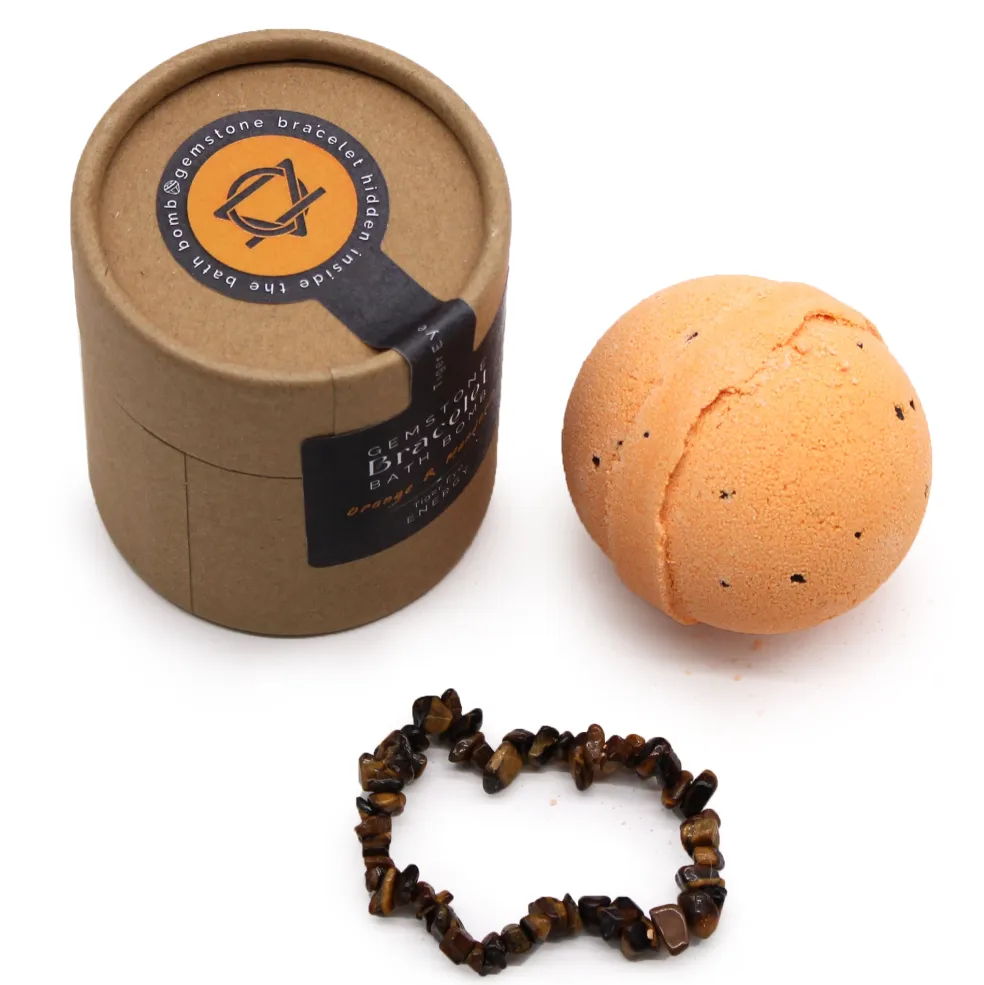Bombe de bain & Bracelet Oeil de tigre