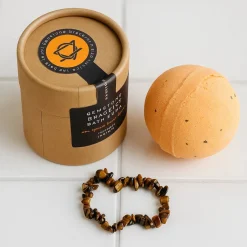 Bombe de bain & Bracelet Oeil de tigre