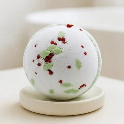 Bombes de Bain Baie de Houx et Gui – Magie des Fêtes et Relaxation