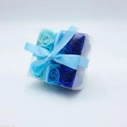 Boîte de 9 roses de savon