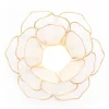 Bougeoirs Pétales de Lotus - Bords dorés