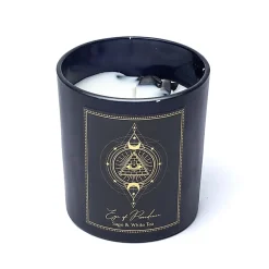 Bougie d'intention en verre 20h | Eye of providence