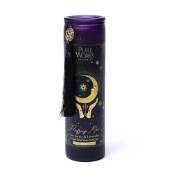 Bougie d'intention en verre 80h| Purifying Moon