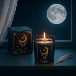 Bougie d'intention en verre 20h | Purifying Moon
