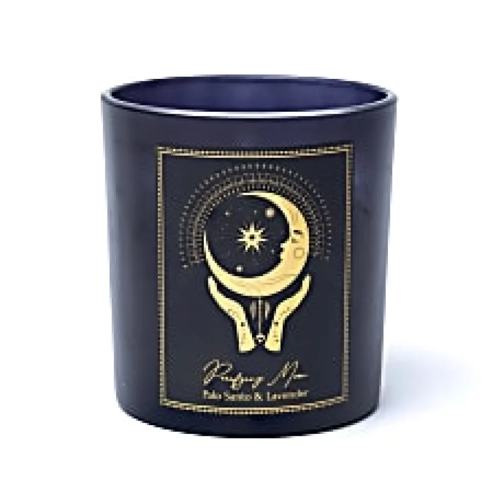 Bougie d'intention en verre 20h | Purifying Moon
