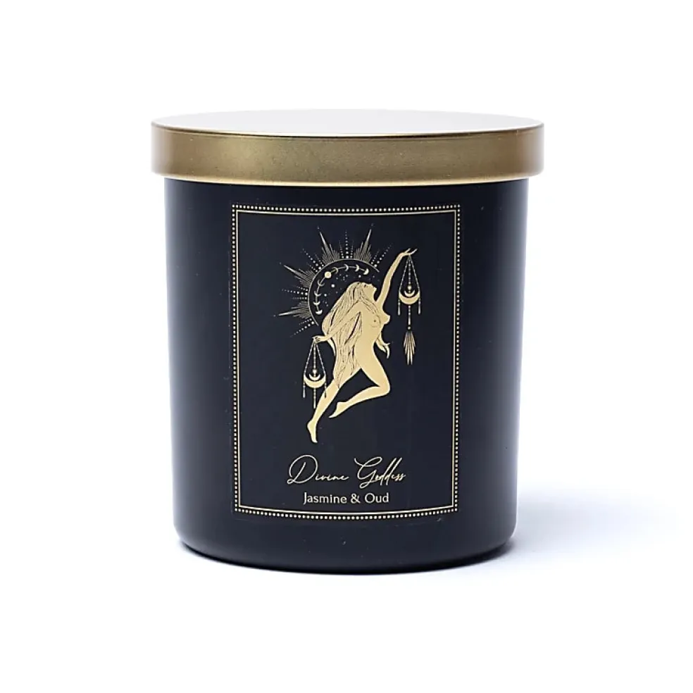 Bougies d'intention en verre - 50h | Divine Goddess