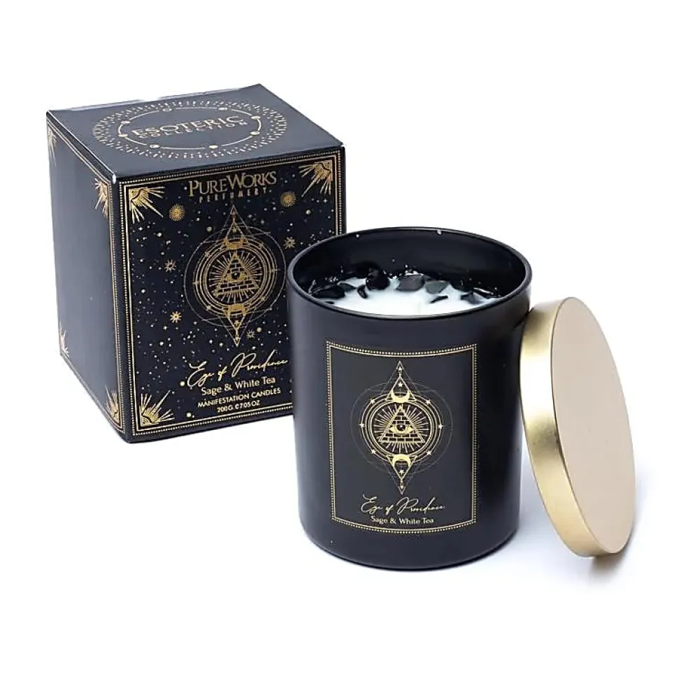 Bougies d'intention en verre - 50h | Eye of providence