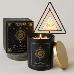Bougies d'intention en verre - 50h | Eye of providence