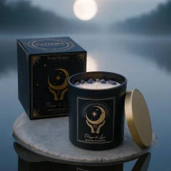 Bougies d'intention en verre - 50h | Purifying Moon