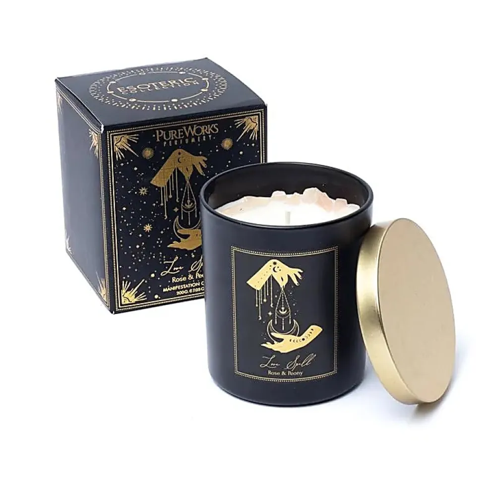Bougies d'intention en verre - 50h | Love Spell