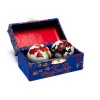 Boules Qi Gong Baoding Phénix et dragon - 3.5 cm