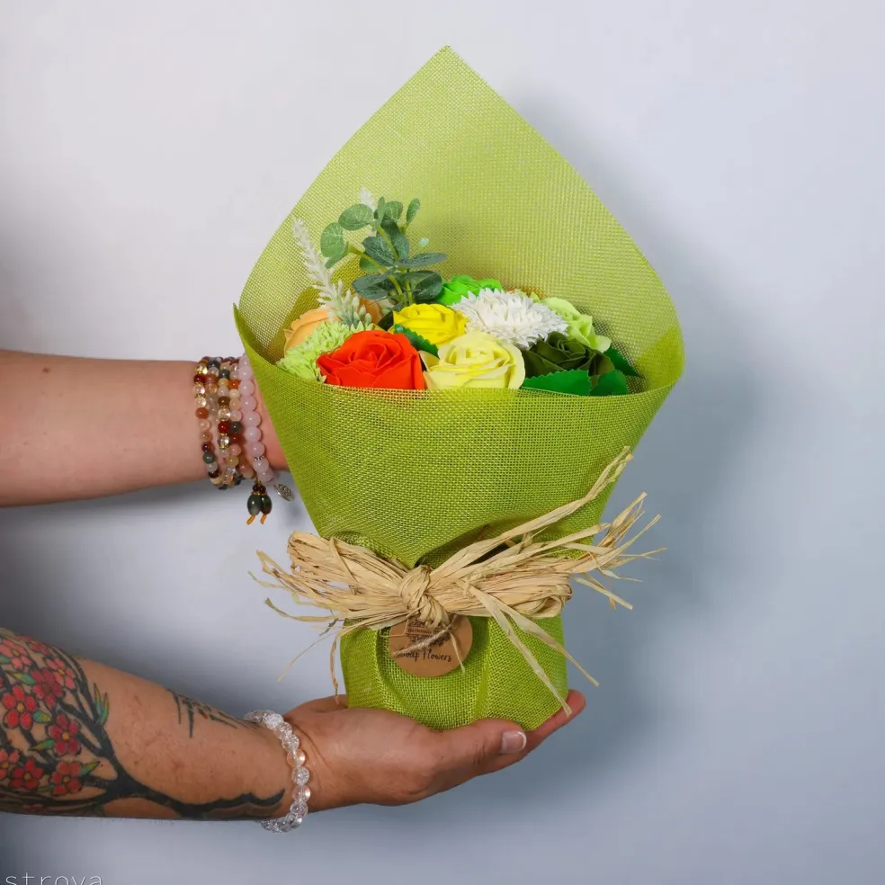 Bouquet de Fleurs de savon - L