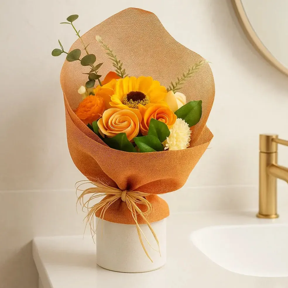 Bouquet de Fleurs de savon - L
