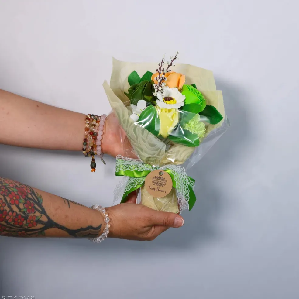 Bouquet de Fleurs de savon - M
