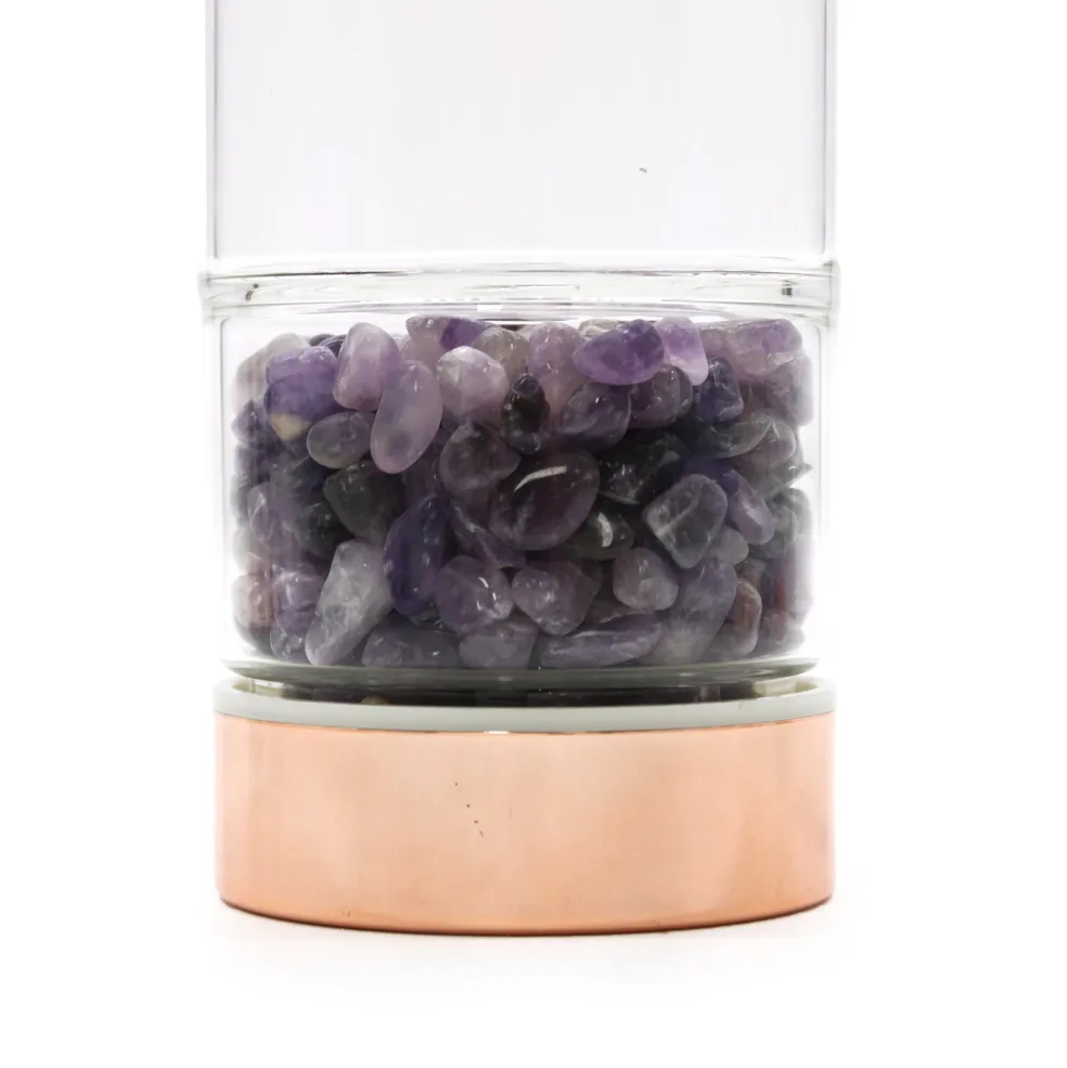 Bouteille infuseur à thés - Améthyste