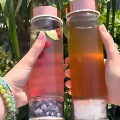 Bouteille infuseur à thés - Améthyste