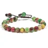Bracelet Agate Réglable | 21 perles