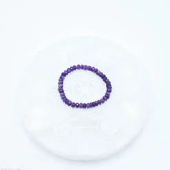 Bracelet Améthyste à facettes