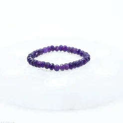 Bracelet Améthyste à facettes