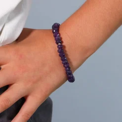 Bracelet Améthyste à facettes