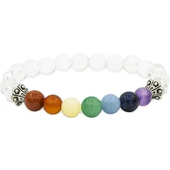 Bracelet 7 chakras | Cristal de roche