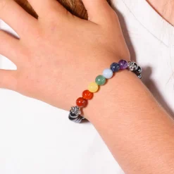 Bracelet 7 chakras | Hématite