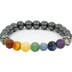 Bracelet 7 chakras | Hématite
