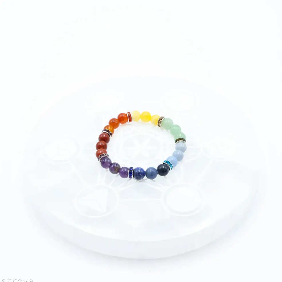 Bracelet 7 chakras | Pierres 9mm