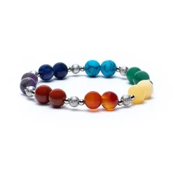 Bracelet 7 chakras | Pierres 7 mm