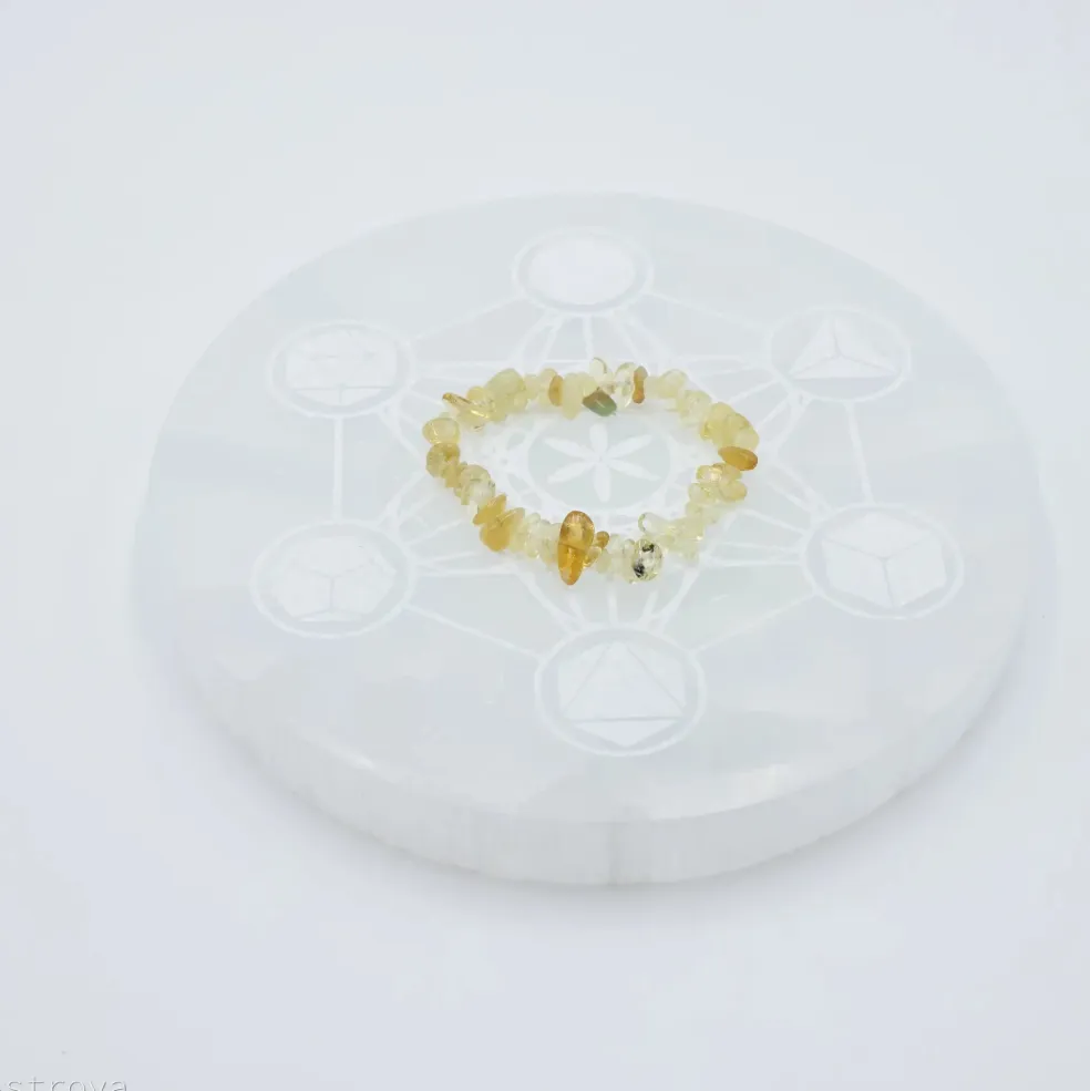 Bracelet chips de Citrine