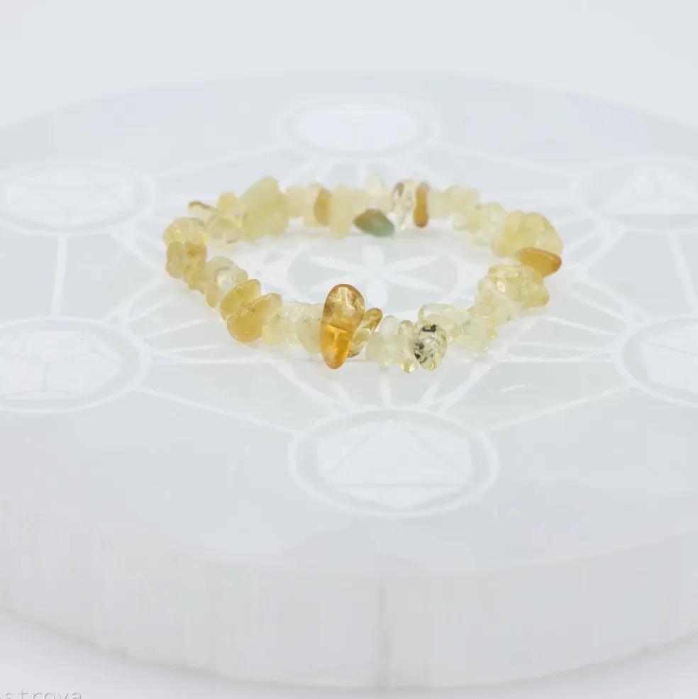Bracelet chips de Citrine