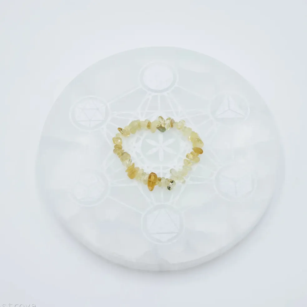 Bracelet chips de Citrine