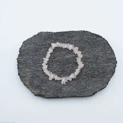 Bracelet chips de Quartz Rose