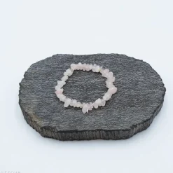 Bracelet chips de Quartz Rose