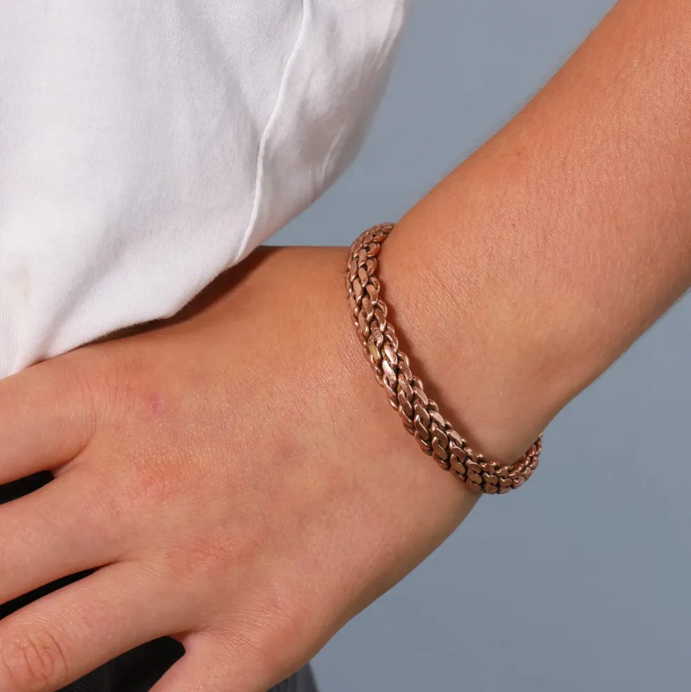 Bracelet cuivre 4 torsades