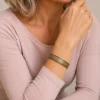 Bracelet en cuivre magnétique - Fleur de Vie magnétique | Lot de 2