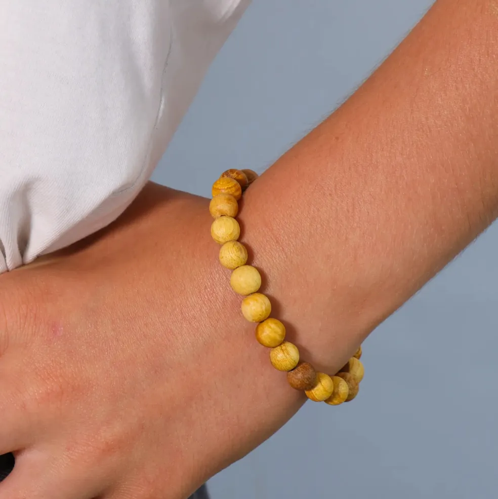 Bracelet Palo Santo perles rondes - 8 mm
