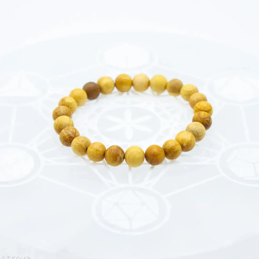 Bracelet Palo Santo perles rondes - 8 mm