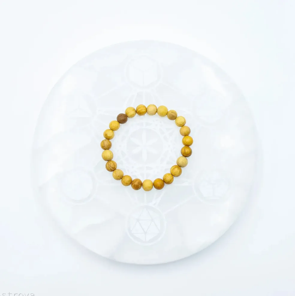 Bracelet Palo Santo perles rondes - 8 mm