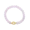 Bracelet Quartz Rose | Charm Soleil