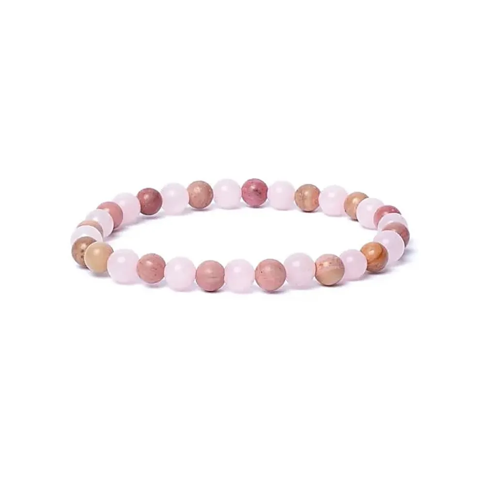 Bracelet Quartz Rose / Thulite
