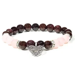 Bracelets Duo de pierres & Charm
