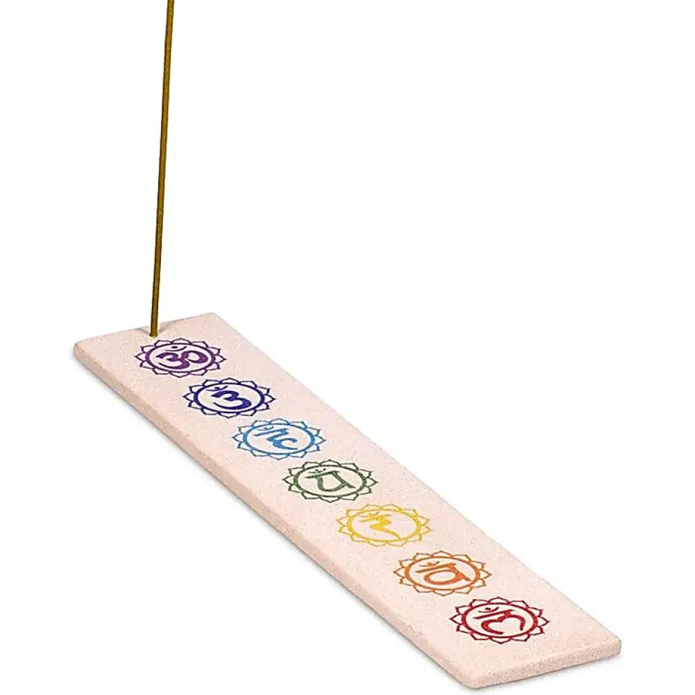 Brûle encens en grès - rectangulaire