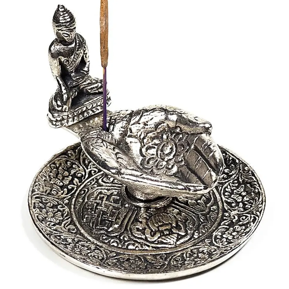 Brûleur d'encens mains offrants - Bouddha