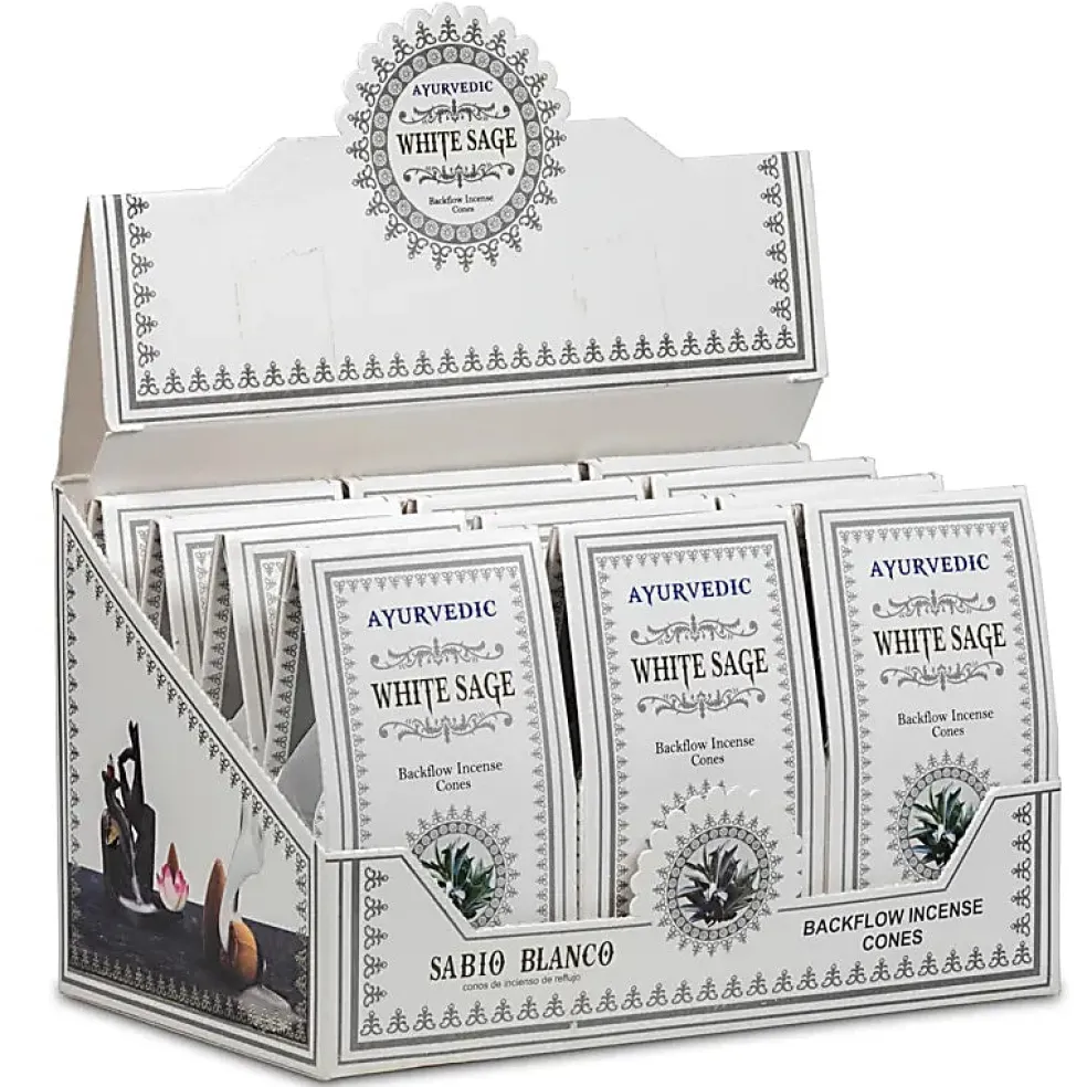 Cônes à refoulement Ayurvediques - paquets de 30g