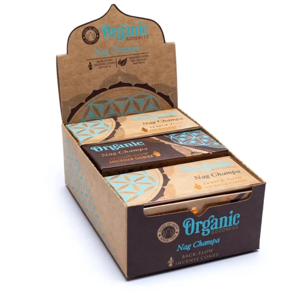 Cônes à refoulement Organic - paquets de 24g